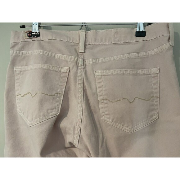 Red Engine Women's Light Pink Cropped Jeans - Picture 7 of 12